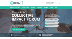 Desktop Screenshot of collectiveimpactforum.org